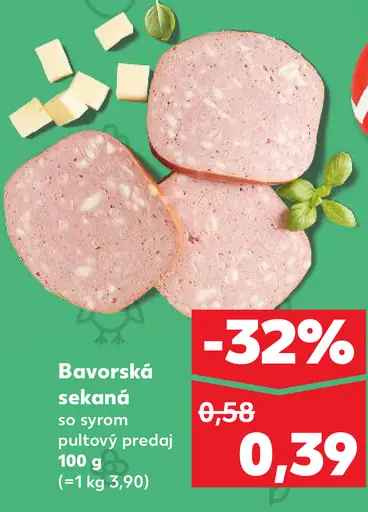 Bavorská sekaná so syrom