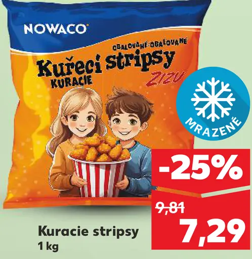 Nowaco Kuracie stripsy chladené alebo mrazené