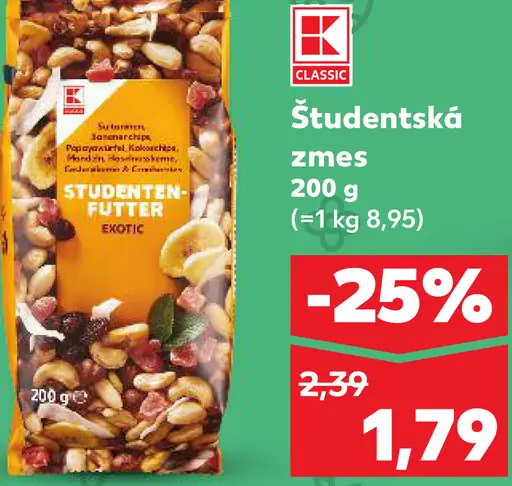 K-Classic Študentská zmes