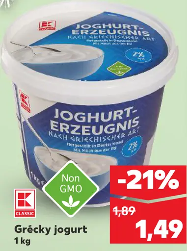 K-Classic Grécky jogurt