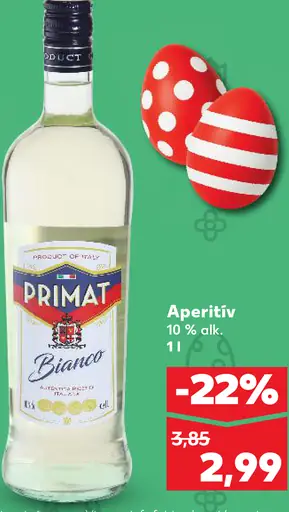 Primat Bianco aperitív 10 % alk.
