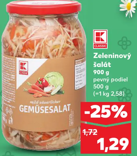 Willi Säuerländer Gemüsesalat zeleninový šalát