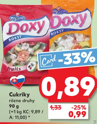 Doxy Roxsy cukríky