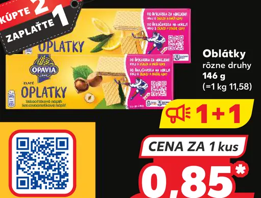 Oblátky rôzne druhy