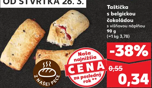 Višňová taštička s belgickou čokoládou