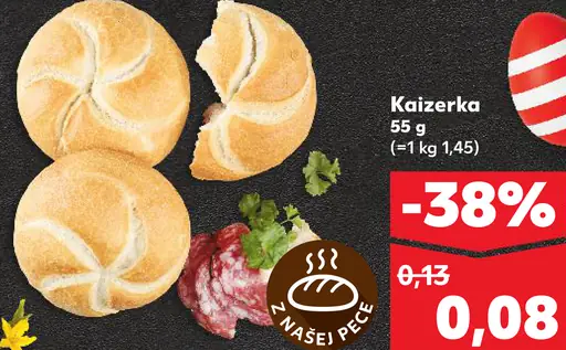 Kajzerka pečivo