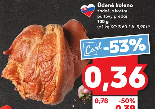Údené koleno zadné