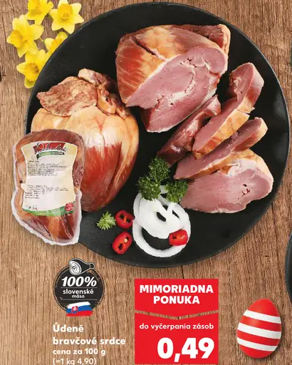 Údená chrbátová slanina z mangalice