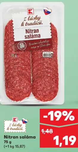 K-Classic Nitran saláma