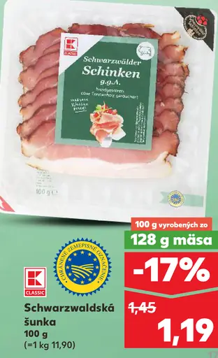 K-Classic Schwarzwaldská šunka