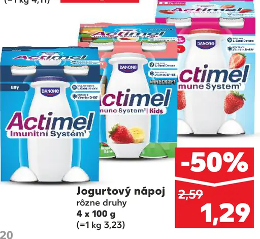Danone Actimel jogurtový nápoj