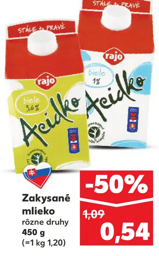 Rajo Brejky ochutené mlieko