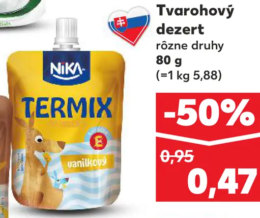 Nika Termix tvarohový dezert