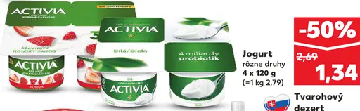Danone Activia jogurt
