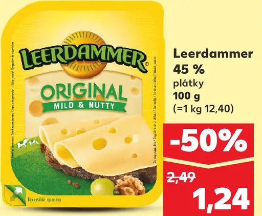 Leerdammer Original 45 % plátky