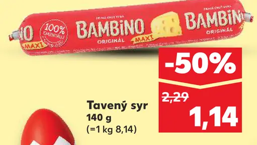 Bambino Tavený syr