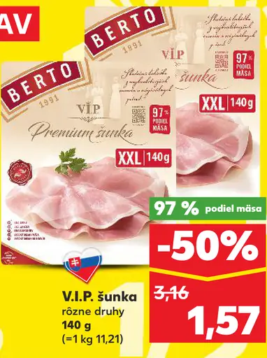 Berto V.I.P. šunka