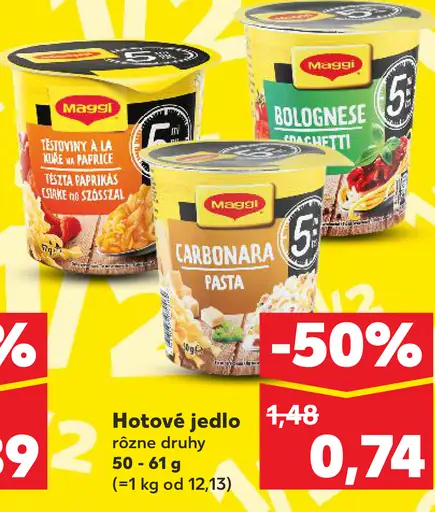 Maggi hotové jedlo v kelímku