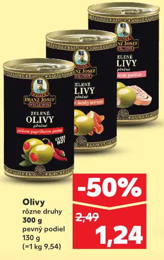 Franz Josef Kaiser zelené olivy