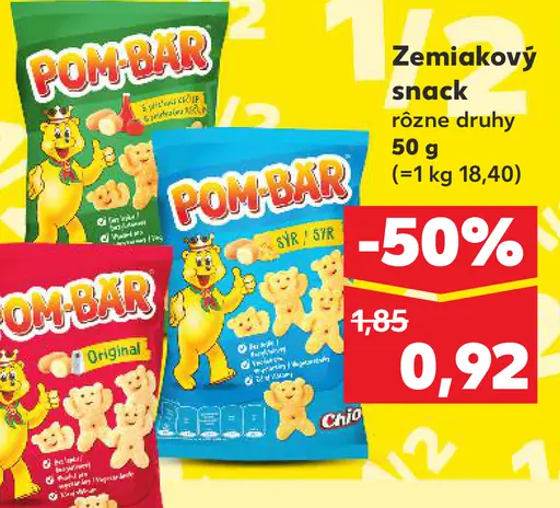 Pom-Bär zemiakový snack