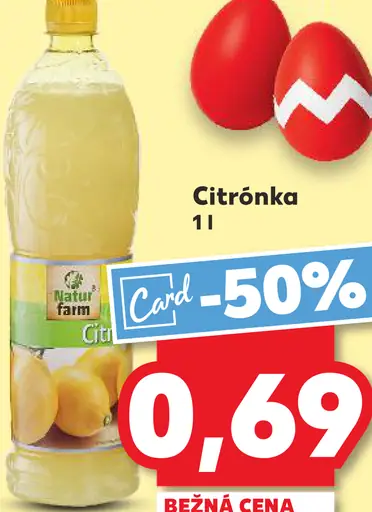 Citrónka citrónová šťava
