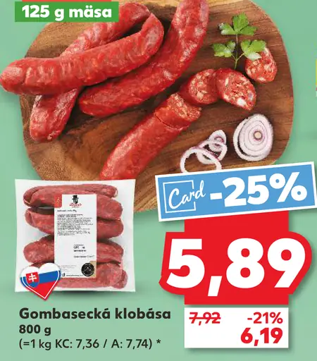 K-Classic Gombasecká klobása