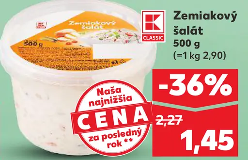 K-Classic Zemiakový šalát
