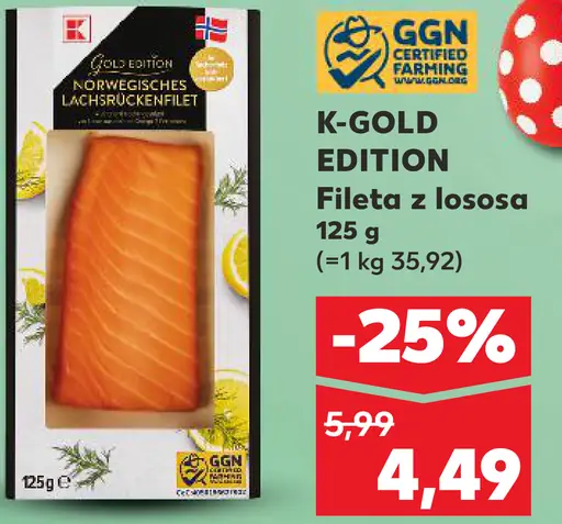 K-Gold Edition fileta z lososa