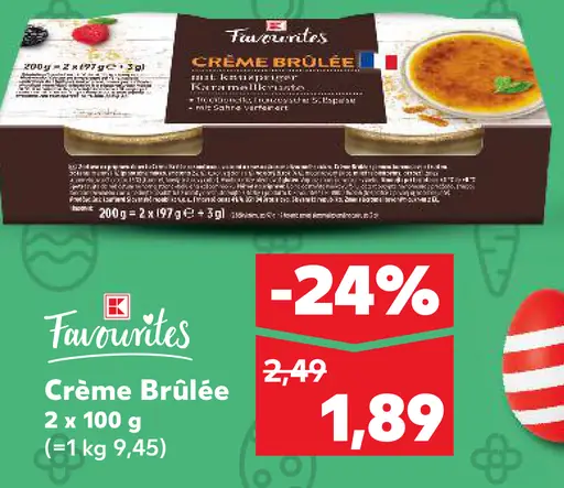 Favourites Crème Brûlée