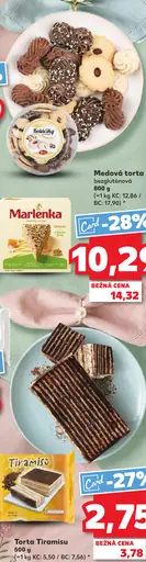 Marlenka medová torta bezgluténová