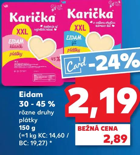 Karička Eidam plátky XXL