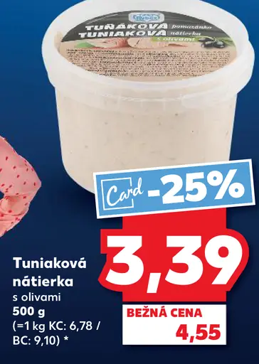 Tuniaková nátierka s olivami