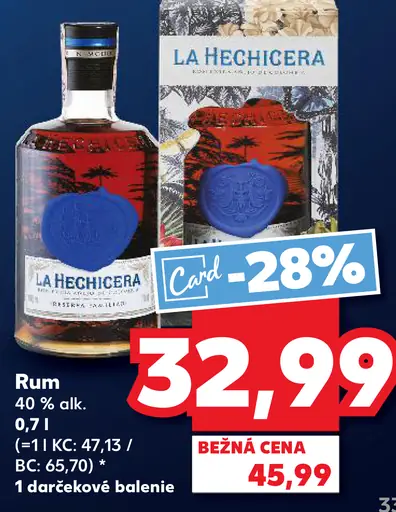 La Hechicera rum darčekové balenie