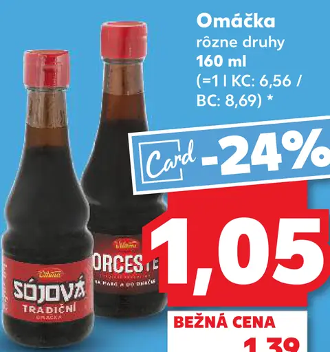 Omáčka rôzne druhy