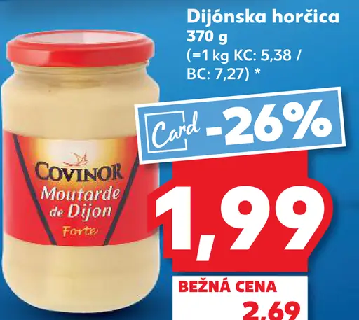 Covinor dijónska horčica forte