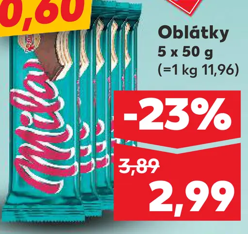 Kolonáda oblátky plnené