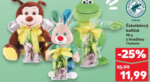 Čokoládový balíček s hračkou