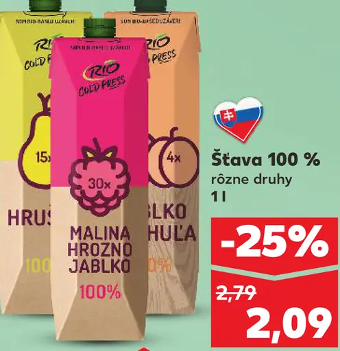 Zdravo Press džús Malina jablko 100%