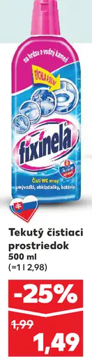 Fixinela čistiaci prostriedok