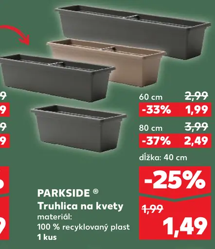 PARKSIDE Truhlica na kvety