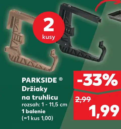 Parkside držiaky na truhlicu