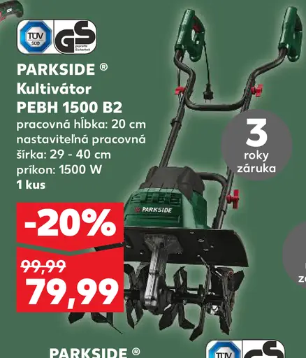 Parkside kultivátor PEBH 1500 B2