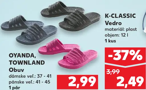 OYANDA, TOWNLAND Obuv dámska alebo pánska