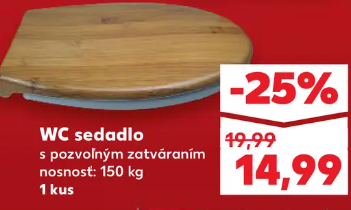 WC sedadlo s pozvoľným zatváraním