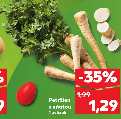 Petržlen s vňaťou zväzok