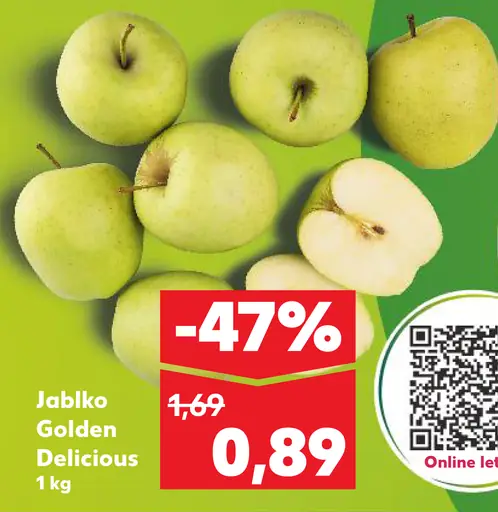 Jablko Golden Delicious