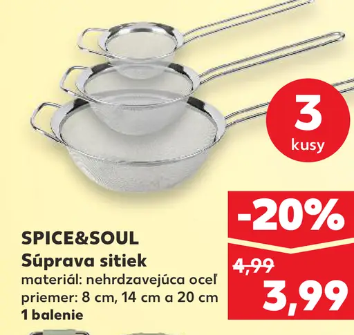 Spice&Soul Súprava sítiek