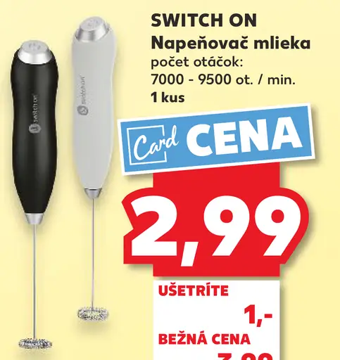 Switch On Napěňovač mlieka