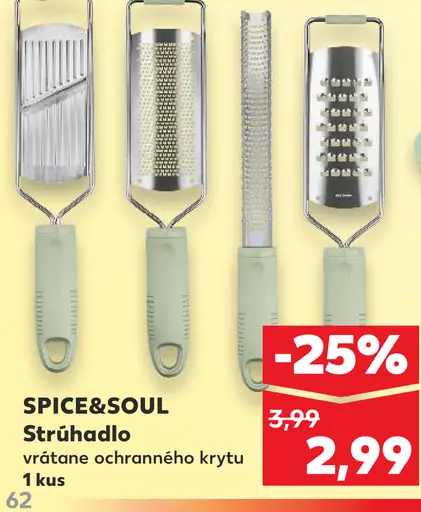 SPICE&SOUL Strúhadlo s výmenným krytom