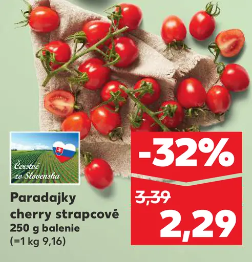 Paradajky cherry strapcové